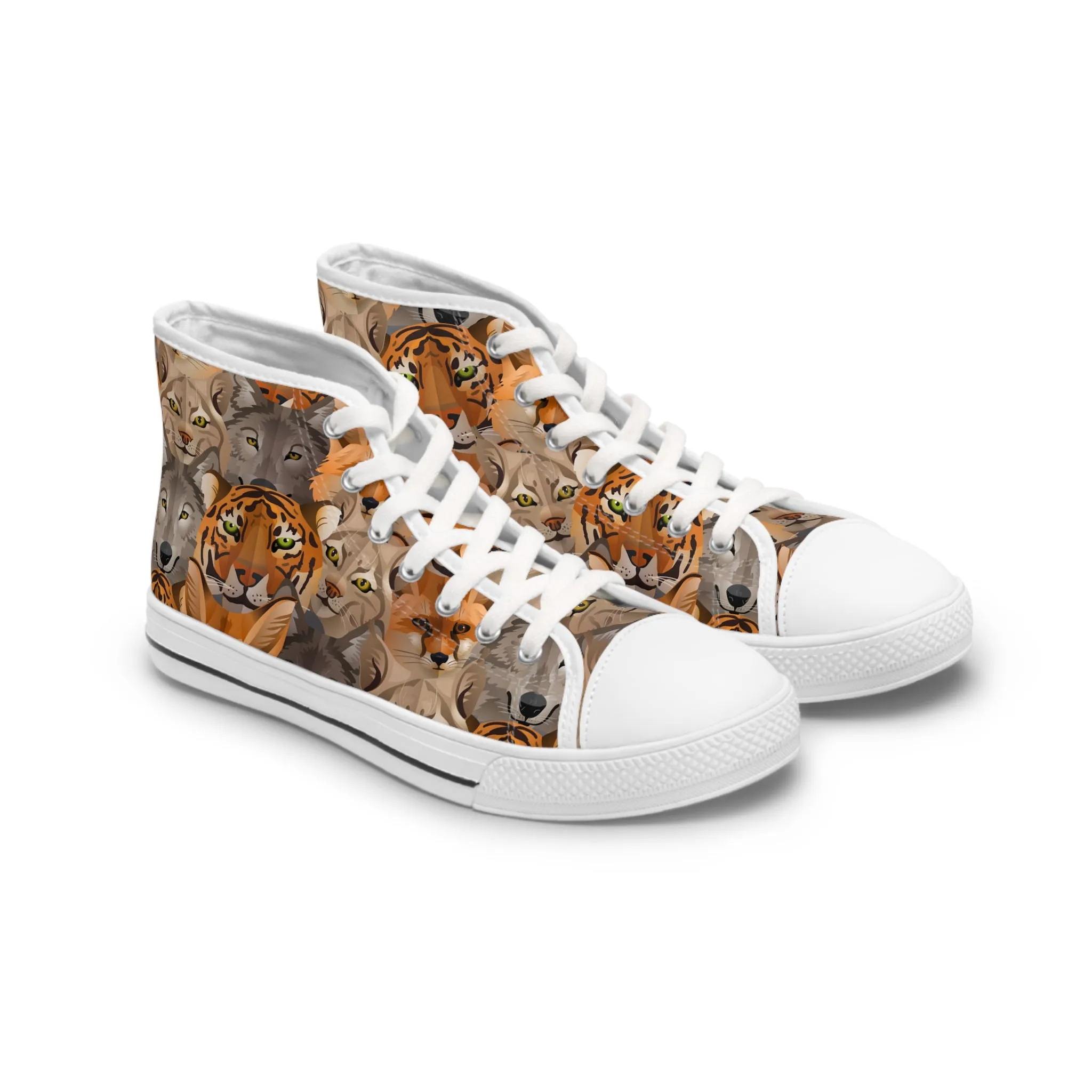 Wild Animals Women's High Top Sneakers