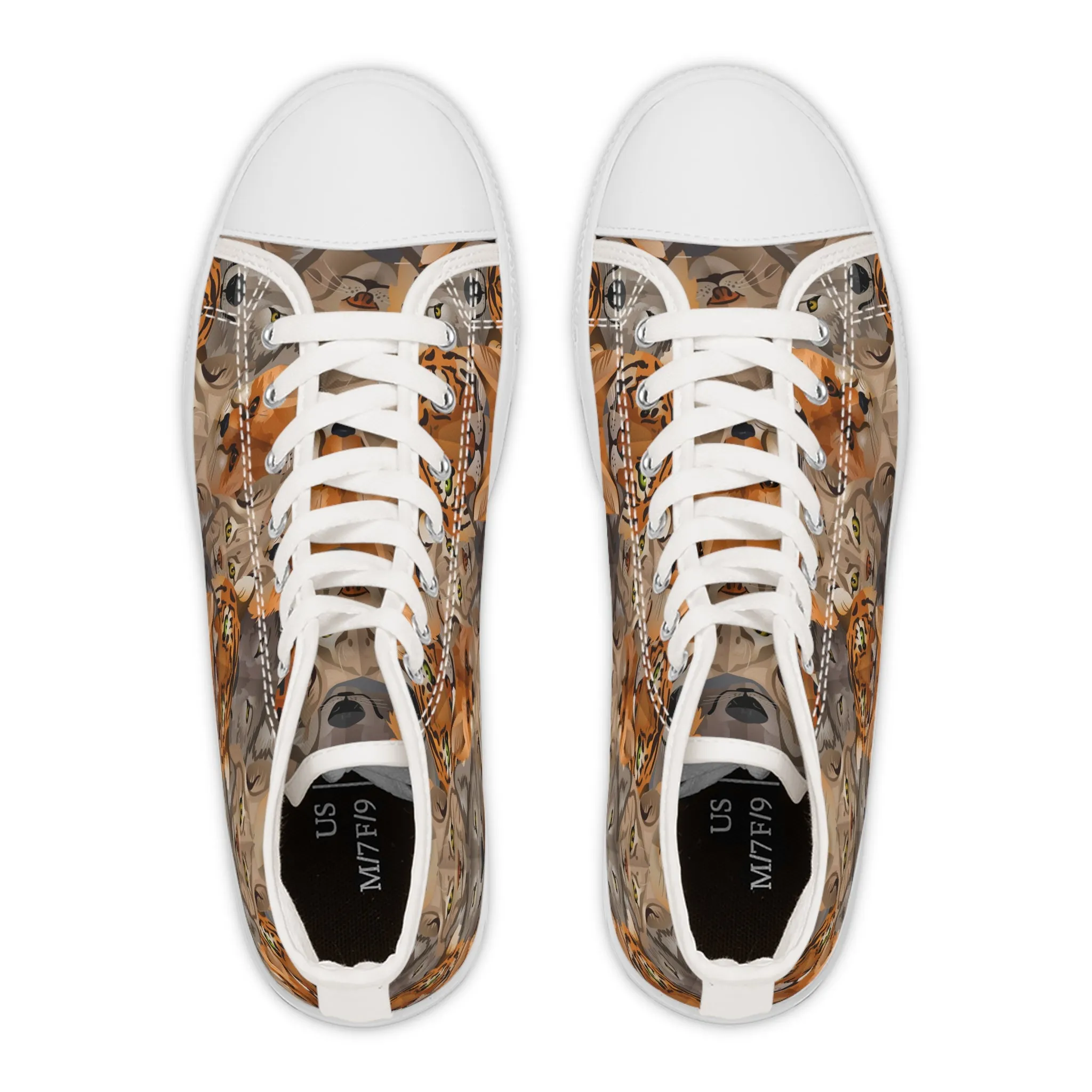 Wild Animals Women's High Top Sneakers