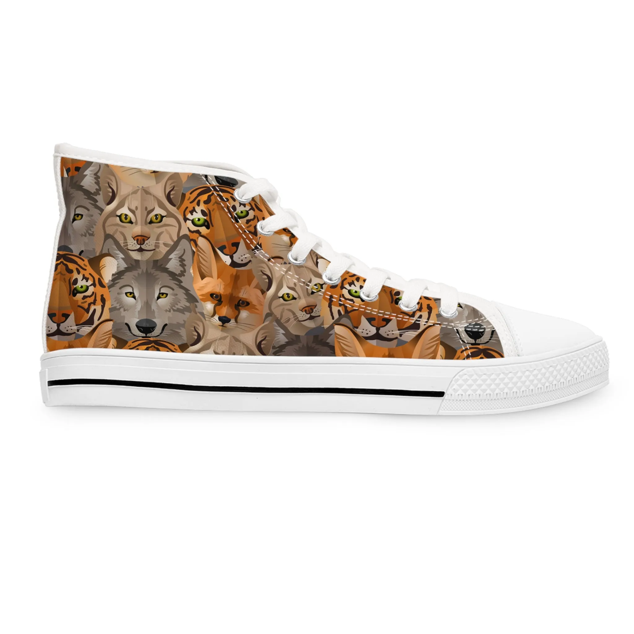 Wild Animals Women's High Top Sneakers