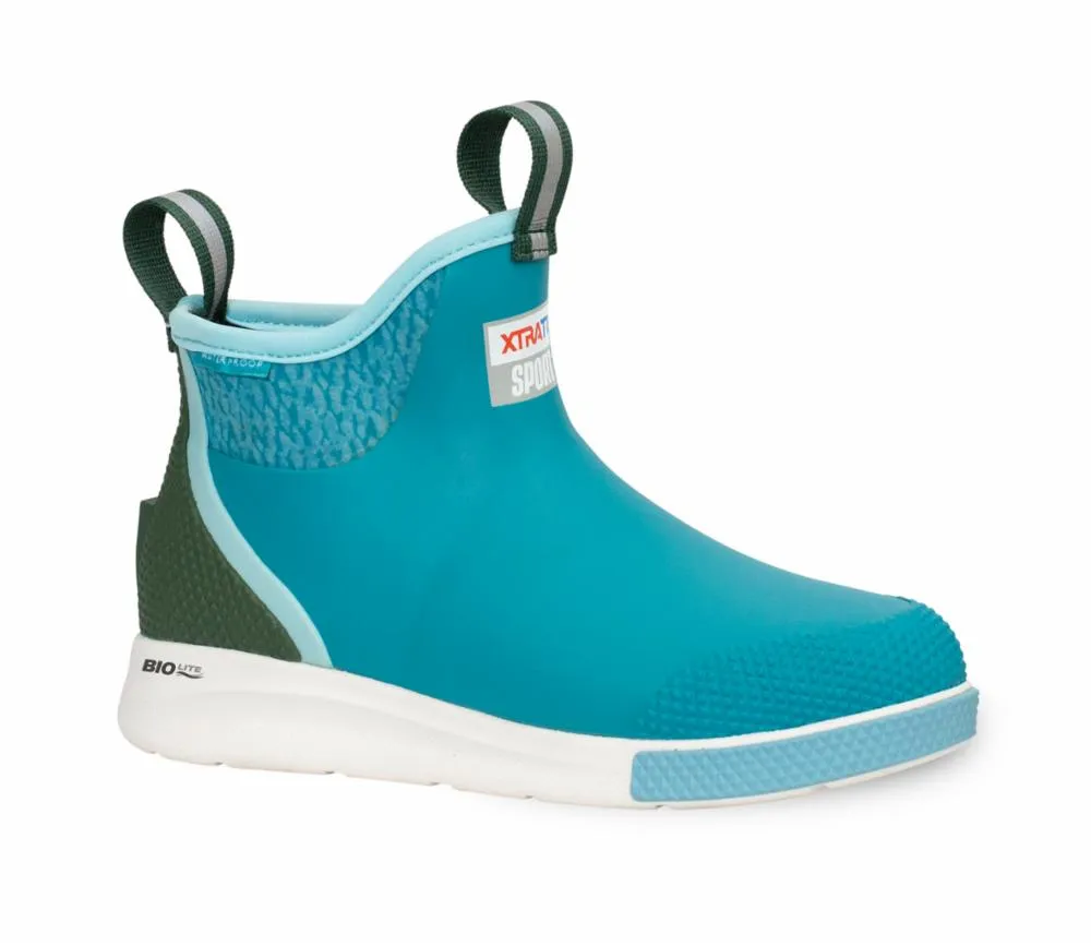 Xtratuf Women's S 6 Adb Sport Ankle Deck Boot Sport Teal M